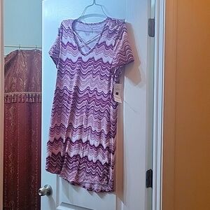 Strappy neck design dress size 1x